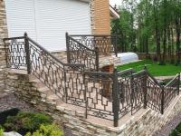 Комбинированное сварное ограждение