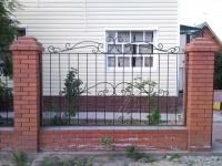 Кованый забор для дачи