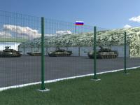 Панельное ограждение УСИЛЕННОЕ