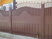 Глухой кованый забор