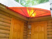 Сварной козырек угловой