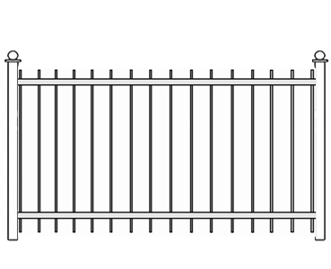 Сварной забор арт 1