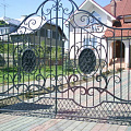 Кованые ворота в Барнауле от компании Ареан-Сибирь