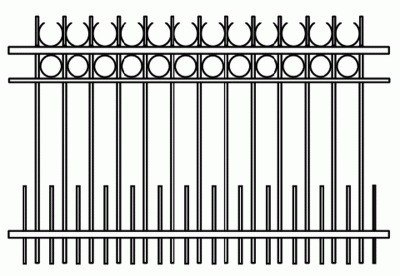 Сварной забор арт 11