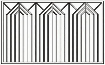 Сварной забор арт 41