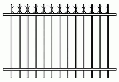 Сварной забор арт 9